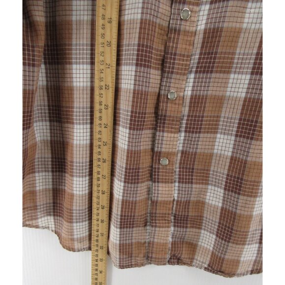 VINTAGE Dee Cee Rangers Shirt XL Western Pearl Snap 70s Cowboy Rodeo - Picture 4 of 10